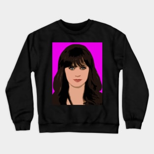 zooey deschanel Crewneck Sweatshirt